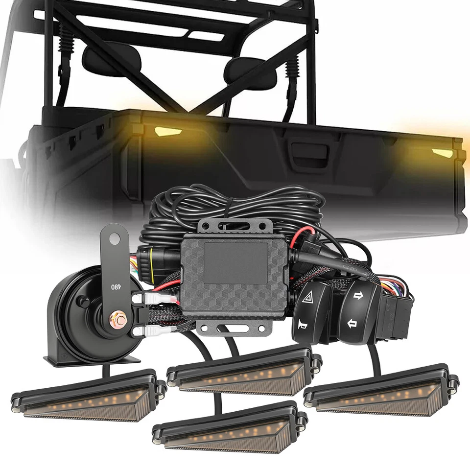 Kit de bocina de señal de giro legal Plug and Play Street para Polaris Ranger 500 900 xp Foto 2 de 4