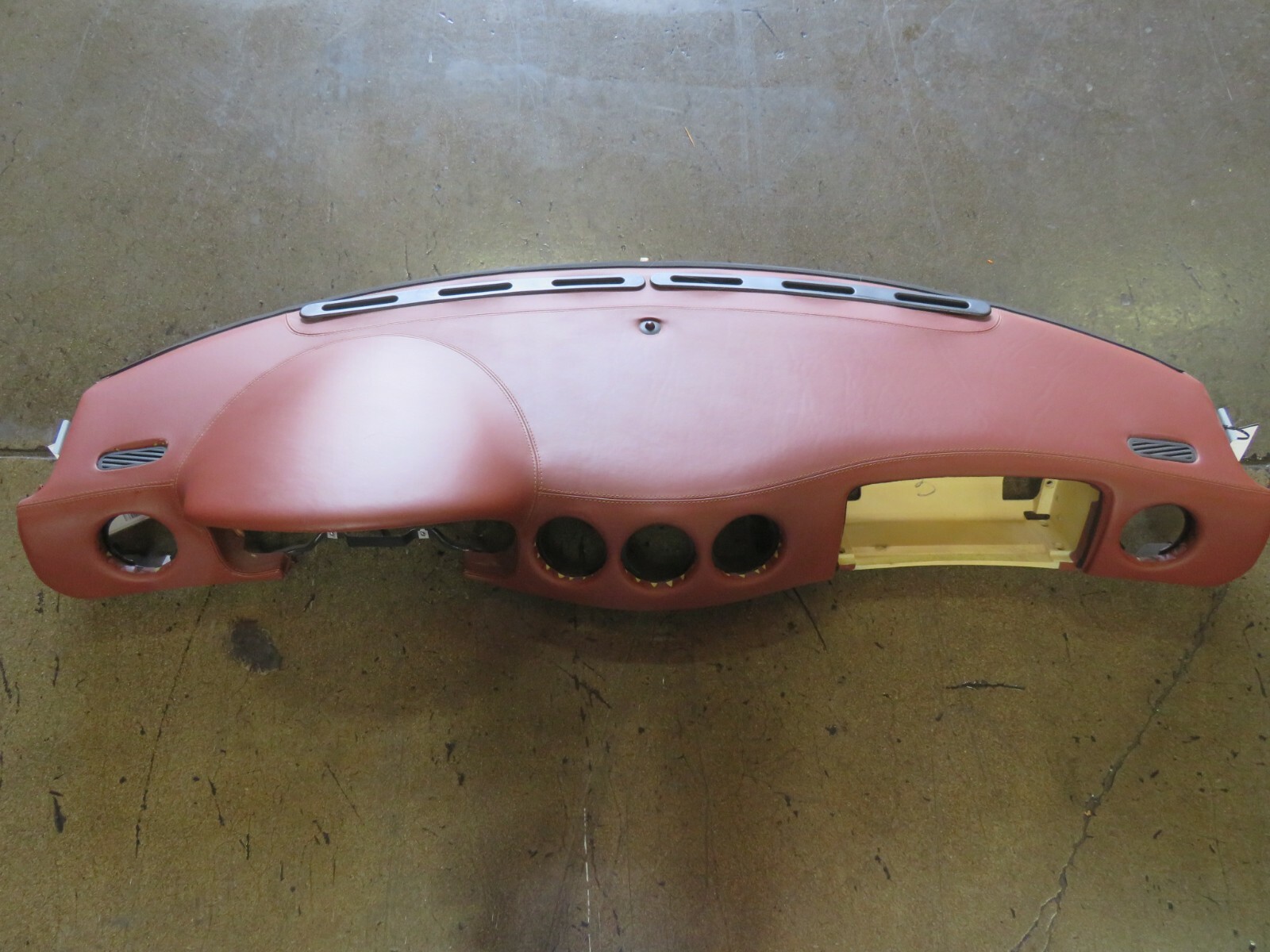 Ferrari 360, Upper Dash Panel, Brown, Shrunk Leather, P/N 63331100