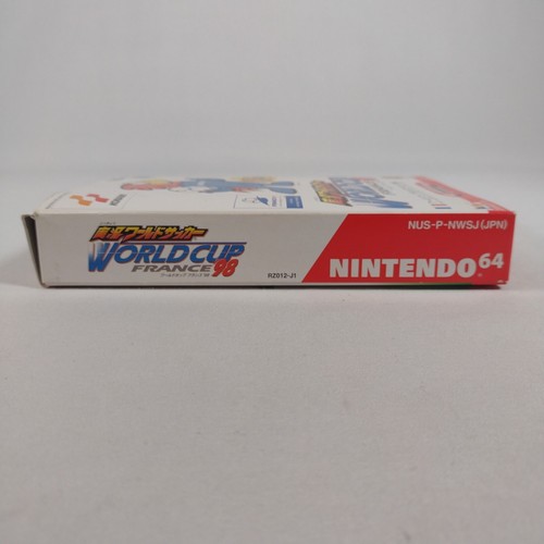 Japanese Jikkyo World Soccer World Cup France 98 Nintendo 64 N64 CIB Complete - Picture 7 of 17