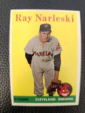 1958 Topps #439 Ray Narleski VG Cleveland Indians Baseball Vintage