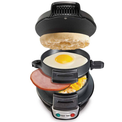 Hamilton Beach Quick & Easy Breakfast Sandwich Maker Black  #25477