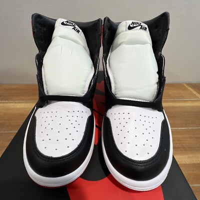 Nike Air Jordan 1 High OG Satin Black Toe 7.5W Brand New Never