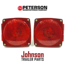 Pair of Peterson Stop-Turn-Tail Lights for Trucks, Trailers, RVs, 440 & 440L