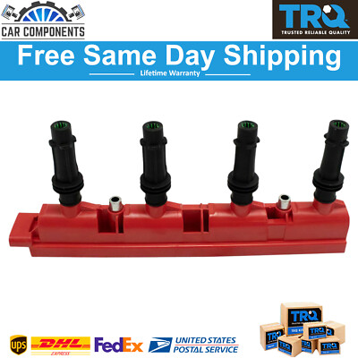 TRQ Premium High Performance Engine Ignition Coil Pack For 11-20 Buick Cadillac