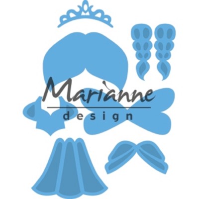 Marianne Design Creatables Petra/'s Circle With Bird 19 X 15.5 X Cm Metal Blue