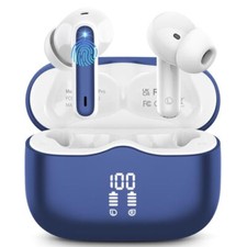 Wireless Earbuds, Bluetooth 5.3 Headphones in Ear with HiFi Stereo Deep Bass, 4