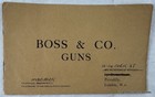 Original 1909 Original Firearms Catalog Boss & Co Guns London Over Under Bore