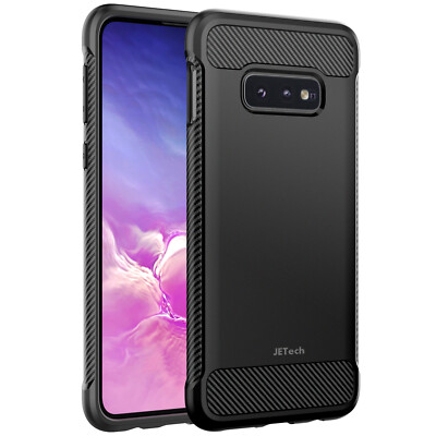 Slim Fit Case for Samsung Galaxy S10e, Shock-Absorption and Carbon Fiber Design
