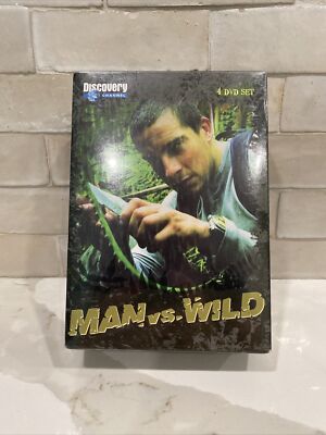 Discovery Channel - Man vs. Wild (DVD, 2007, 4-Disc Box Set) NEW