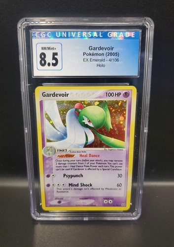 2005 Pokemon Gardevoir 4/106 EX Emerald Reverse Holo CGC 8.5 NM/ MINT RARE - Picture 2 of 11