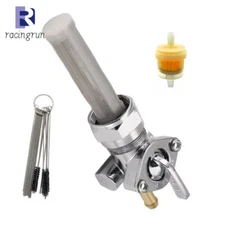 62129-75T Straight Spigot Tap Petcock Fuel Valve For Harley-Davidson Heritage