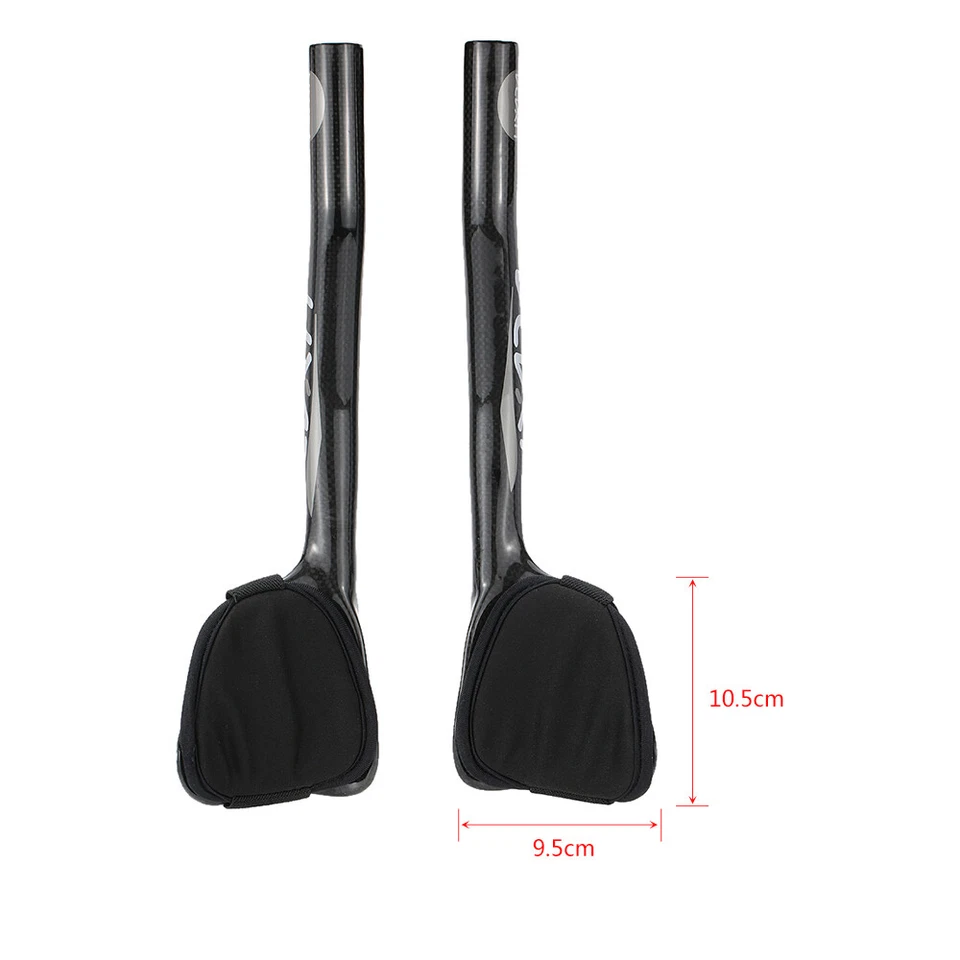 Bicicleta de estrada Lixada fibra de carbono Aerobar bicicleta aerobar para mountain bike bicicleta - Imagem 4 de 4