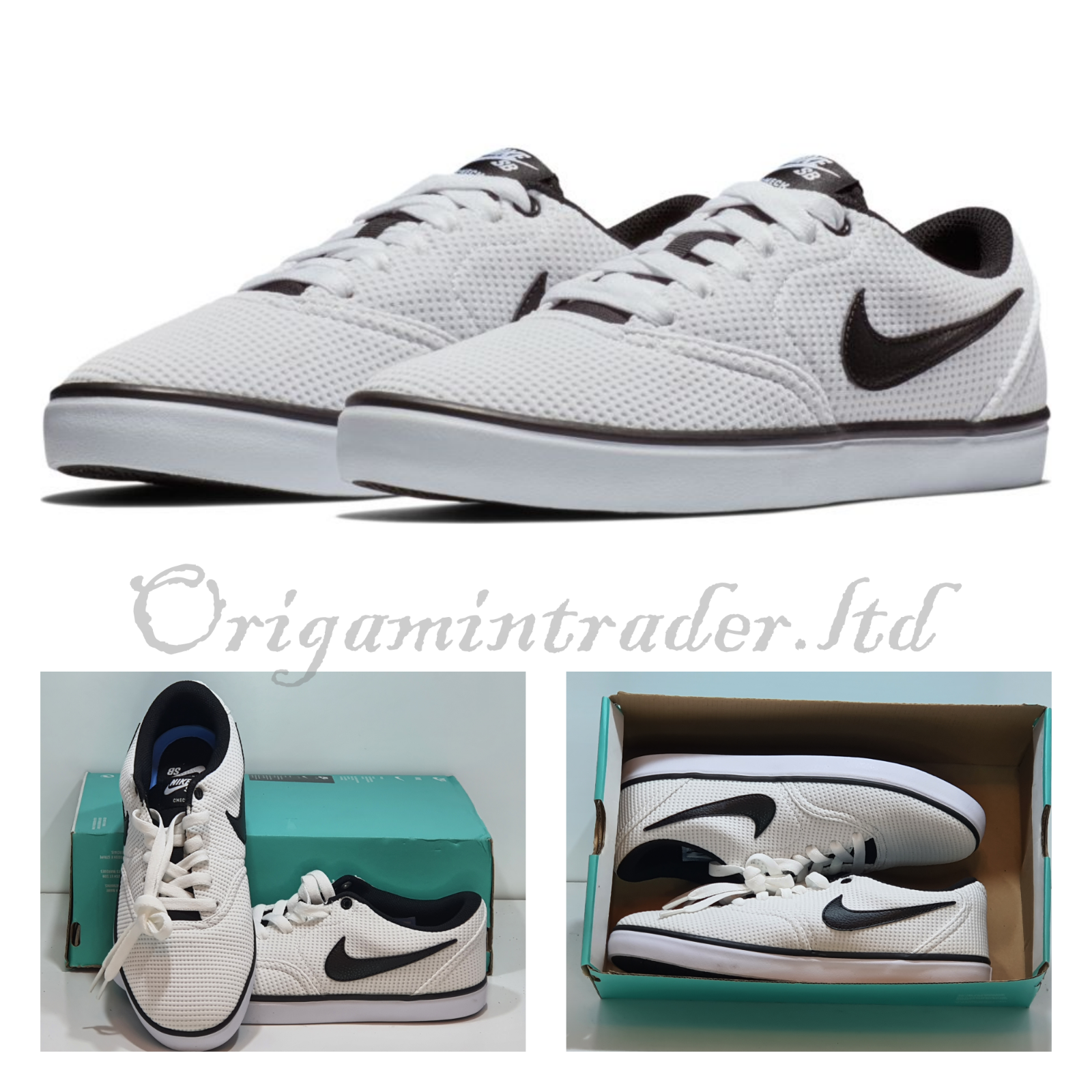 Nike Wmns SB Check Solarsoft Canvas Trainers 921463-100 Size 7.5 UK, 42 EUR  | eBay