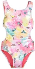Disney Store Princesses One Piece Swimsuit Girl Size 5/6