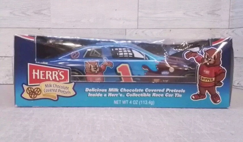Herr's Milk Chocolate Collectible Race Car Tie Bank