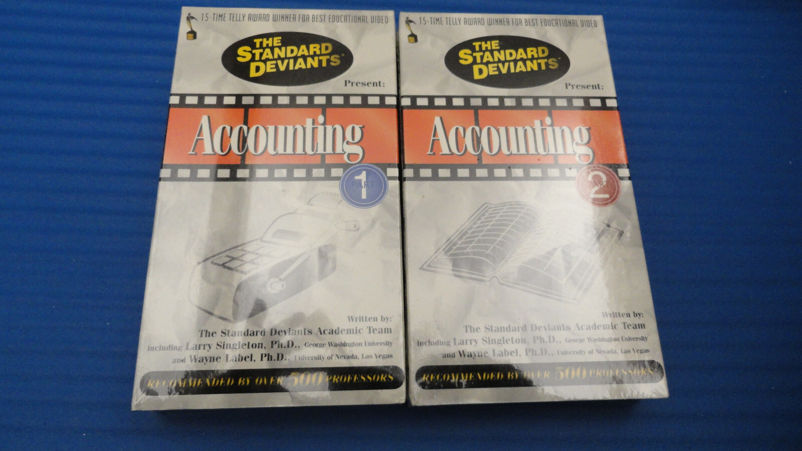 Accounting 1&2 Standard Deviants VHS Schoolhouse Express 1990's New