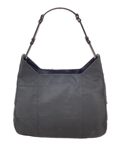 Prada Black Nylon Handbag Tessuto Tote Shoulder Bag B8361 Italy Interior Pocket