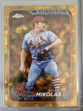 2024 Topps Chrome Sapphire Edition - Miles Mikolas #287 Gold /50