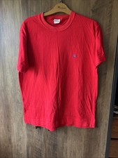 Vintage United Colours Of Benetton Red T Shirt Size Medium