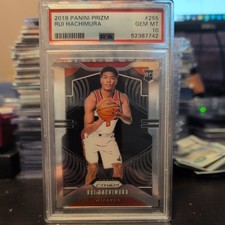 2019-20 Prizm Rui Hachimura Rookie Card RC #255 Graded PSA 10 GEM MINT LA Lakers