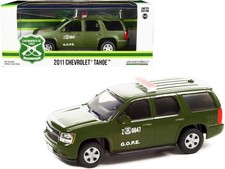 1/43 2011 Chevrolet Tahoe Police Car Matt Green "Carabineros de Chile" G.O.P.E.