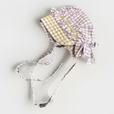 Bonnet Handmade Vintage Adorable Gingham Baby Doll Estate Find B2C