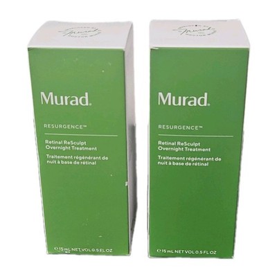 Murad Retinol ReSculpt Overnight Treatment 0.5oz 2-Pack Anti-Aging Firming Cream