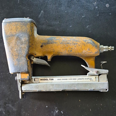 Bostitch T28 Pneumatic Upholstery Stapler Air Tool Model T28