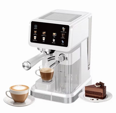 20 Bar Espresso Maschine mit Milchaufschäumer Cappuccino & Cold Brew