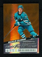 2024 Credentials Debut Ticket Access Orange 130/199 Macklin Celebrini #111 1o50