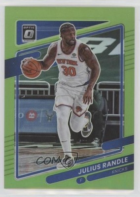 2021-22 Panini Donruss Optic Lime Green Prizm 13/149 Julius Randle #100 7y2