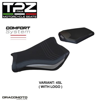HONDA CBR 1000 RR 2008-2011 Sattelbezüge HCB11RJC-SL-1 TPZ silber COMFORT SYS...