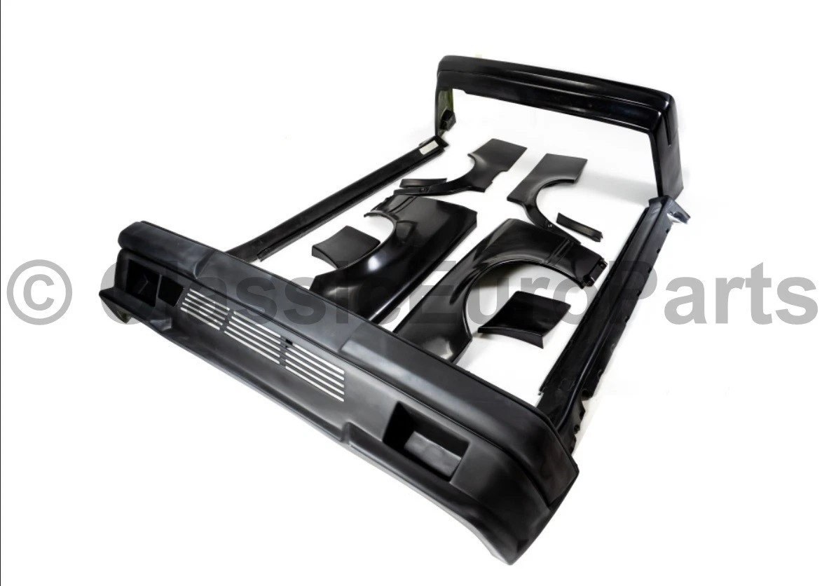 MB-124-500Eポルシエラインーリヤーフエンダー左右販売 Full wide body kit front rear bumper fender skirt for Mercedes