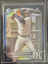 2025 Bowman Richard Matic 1st Blue Reptilian /150
