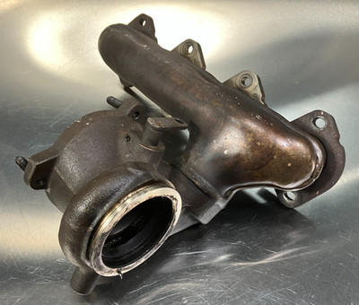 12-14 mercedes w204 c250 m271 wastegate turbo charger exhaust manifold header oe
