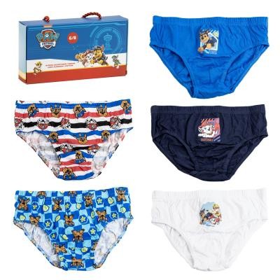 Jungen 5er Pack Paw Patrol Kinder Slips Geschenkbox Unterwäsche Chase Marshall Unterhose