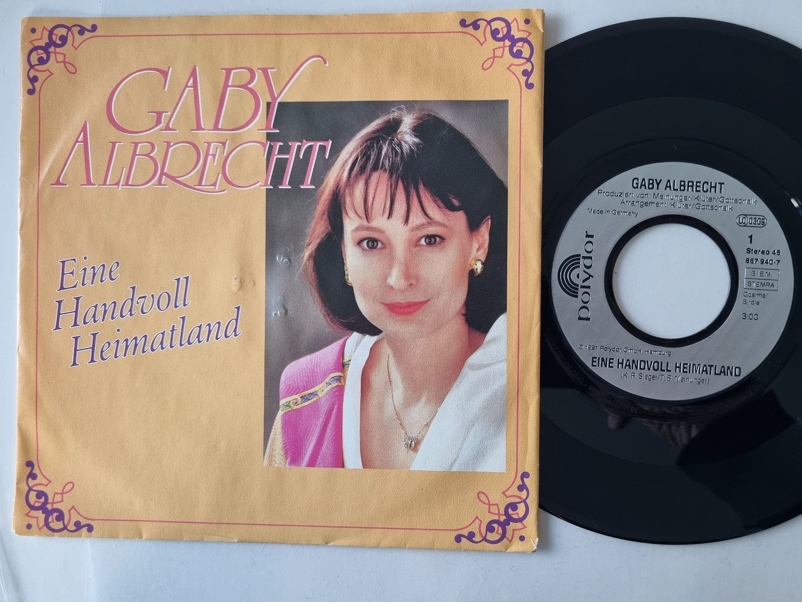 Gaby Albrecht - Eine Handvoll Heimatland 7'' Vinyl Germany