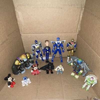  Disney power ranger TMNT Mixed Lot Action Figures (PLEASE READ THE DESCRIPTION)