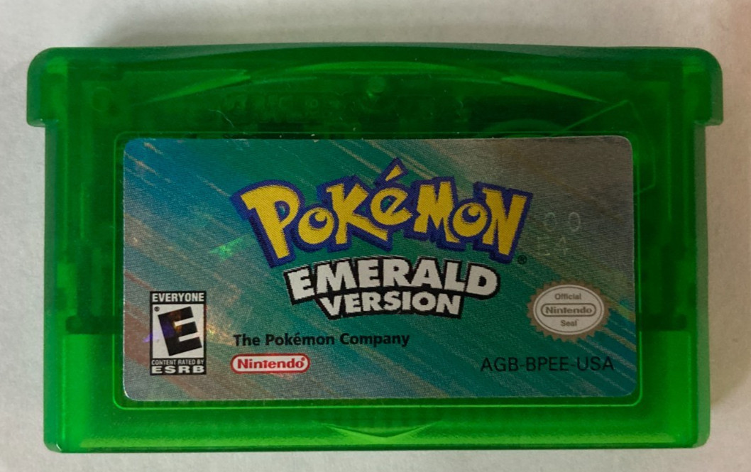 Pokemon Emerald Version GBA Nintendo Game Boy Advance, 2005 Authentic - Tested