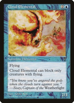 Visions Cloud Elemental MTG Magic the Gathering NM