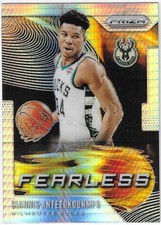 2019-20 PANINI PRIZM FEARLESS #7 GIANNIS ANTETOKOUNMPO HYPER PRIZM