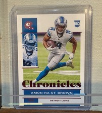 2021 Panini Chronicles - Amon-Ra St. Brown #33 Pink (RC)