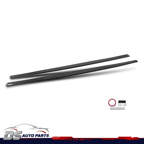 Fit For 2014-2020 BMW F32 F33 F36 4 Series M Sport Style 2X Side Skirt Extension