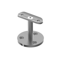 Edelstahl Handlaufhalter V4A Aisi 316 Geschliffen 42,4Mm Wandmontage Treppe