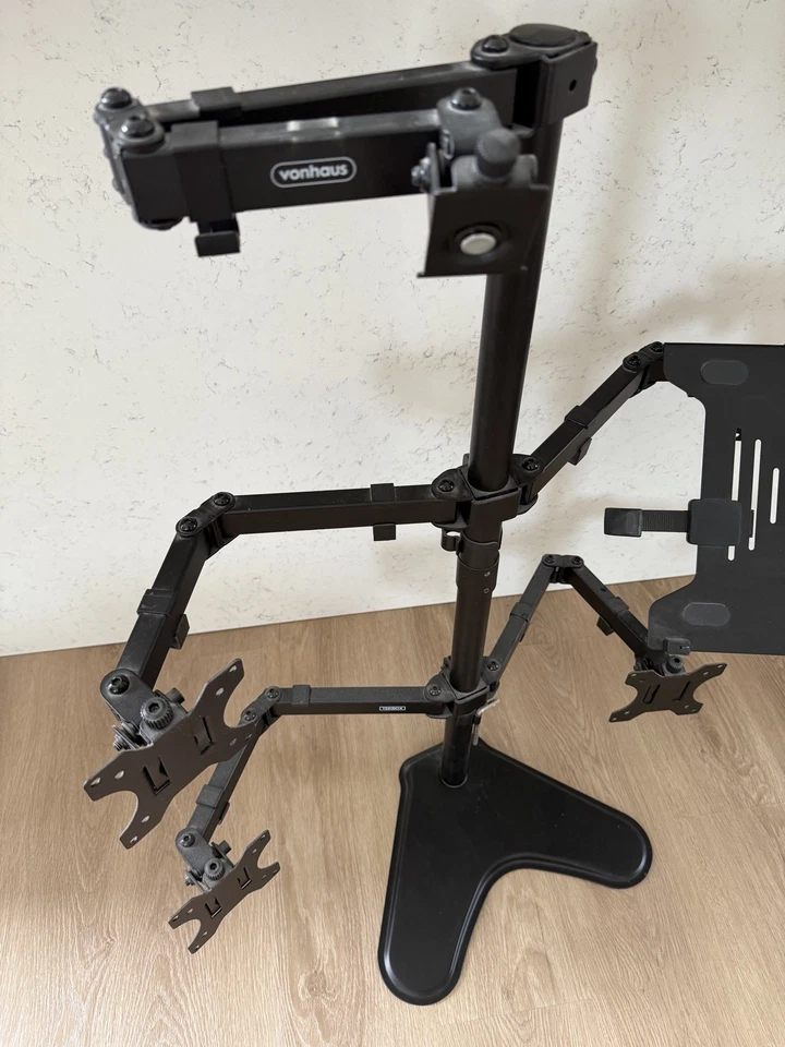 Multiple Twin Arm Monitor Mount Desk Stand for 13 - 27 inch Monitor - Image 3 of 4