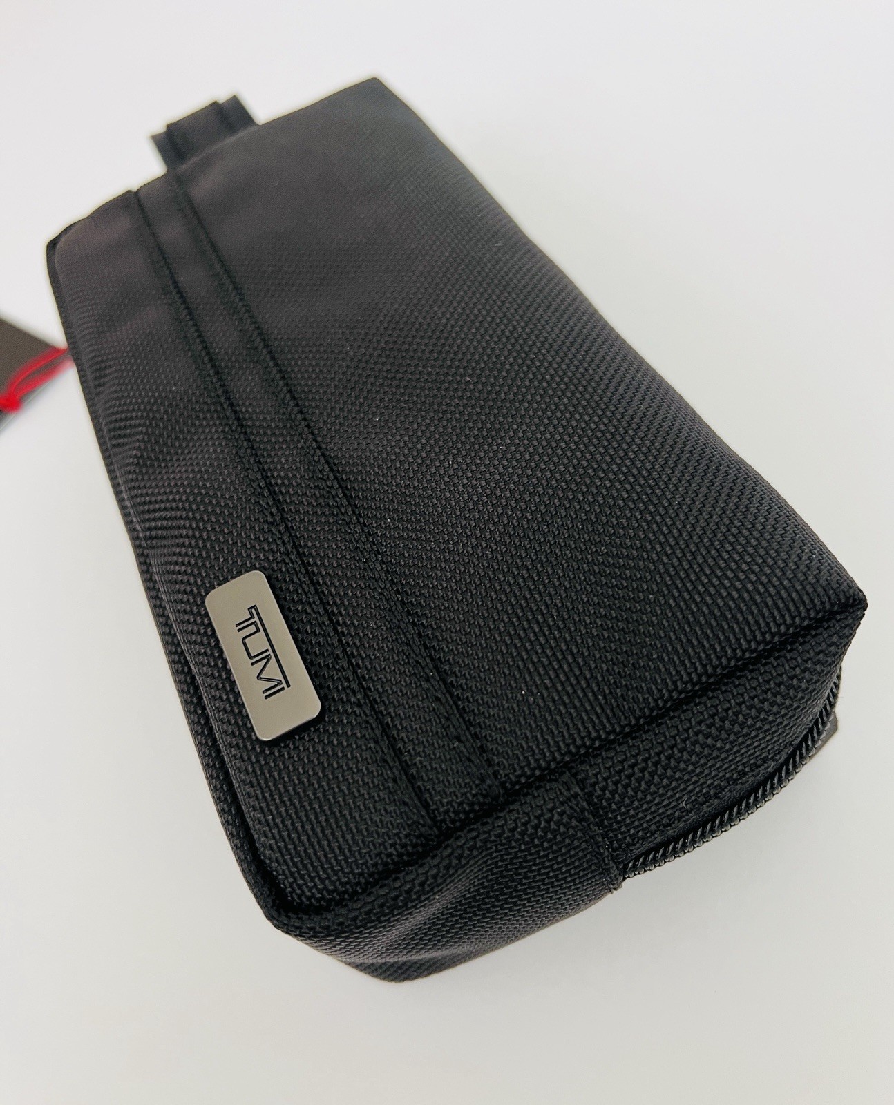 Tumi Black Small Kit Travel Accessory  Zipper Pouch Bag