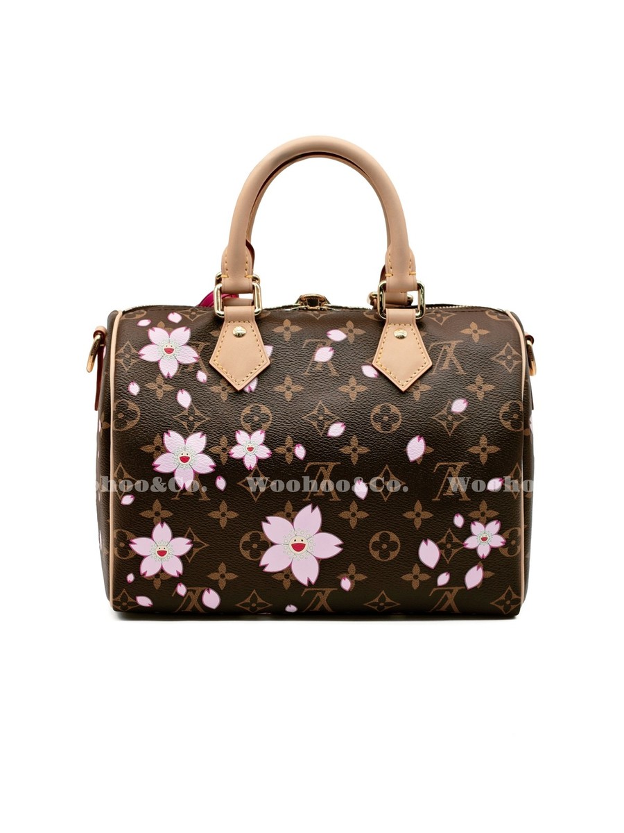 LOUIS VUITTON xTakashi Murakami Cherry Blossom Speedy Handbag 9.8
