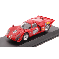 Alfa Romeo 33.2 N.86 15Th Nurburgring 1969 VACCARELLA-DE Adamich 1:43 Best Model