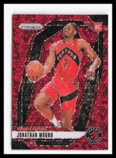 2024-25 Panini Prizm Fast Break Red #260 Jonathan Mogbo #/100 Raptors RC QW