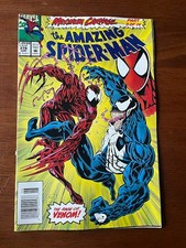 AMAZING SPIDER-MAN # 378 FINE NEWSSTAND MARVEL COMICS VENOM MAXIMUM CARNAGE